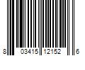 Barcode Image for UPC code 803415121526