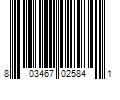 Barcode Image for UPC code 803467025841