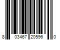 Barcode Image for UPC code 803467205960