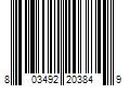 Barcode Image for UPC code 803492203849