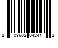 Barcode Image for UPC code 803602042412. Product Name: Safdie & Co. Dinnerset 12Pc Porcelain Coupe Toulouse White 16 In