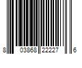 Barcode Image for UPC code 803868222276