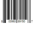 Barcode Image for UPC code 803993891507