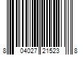 Barcode Image for UPC code 804027215238