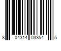 Barcode Image for UPC code 804314033545