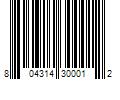 Barcode Image for UPC code 804314300012