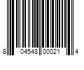 Barcode Image for UPC code 804548000214