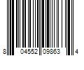 Barcode Image for UPC code 804552098634