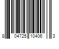 Barcode Image for UPC code 804725104063