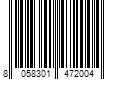 Barcode Image for UPC code 8058301472004