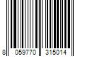 Barcode Image for UPC code 8059770315014