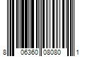 Barcode Image for UPC code 806360080801