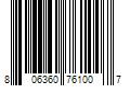 Barcode Image for UPC code 806360761007. Product Name: 