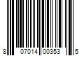 Barcode Image for UPC code 807014003535