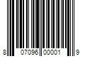 Barcode Image for UPC code 807096000019