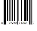 Barcode Image for UPC code 807240743007