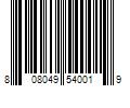 Barcode Image for UPC code 808049540019