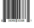 Barcode Image for UPC code 808068003861