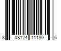 Barcode Image for UPC code 808124111806