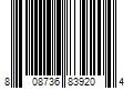 Barcode Image for UPC code 808736839204