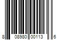 Barcode Image for UPC code 808980001136