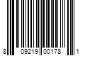 Barcode Image for UPC code 809219001781