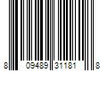 Barcode Image for UPC code 809489311818