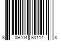 Barcode Image for UPC code 809704801148