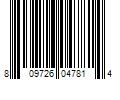 Barcode Image for UPC code 809726047814