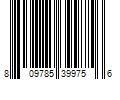 Barcode Image for UPC code 809785399756