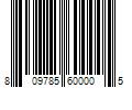 Barcode Image for UPC code 809785600005