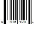 Barcode Image for UPC code 809801745604