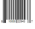 Barcode Image for UPC code 810000229437