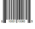 Barcode Image for UPC code 810001100605