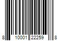 Barcode Image for UPC code 810001222598