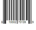 Barcode Image for UPC code 810002701399