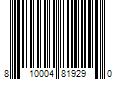 Barcode Image for UPC code 810004819290