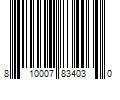 Barcode Image for UPC code 810007834030