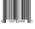 Barcode Image for UPC code 810007834900