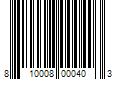 Barcode Image for UPC code 810008000403