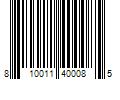 Barcode Image for UPC code 810011400085