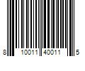 Barcode Image for UPC code 810011400115