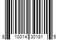 Barcode Image for UPC code 810014301815