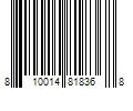 Barcode Image for UPC code 810014818368