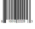 Barcode Image for UPC code 810018222253