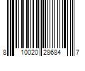 Barcode Image for UPC code 810020286847. Product Name: WHITE RAIN MOISTURIZING CONDITIONER COCNUT AND HIBISCUS 22.5 Oz