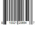 Barcode Image for UPC code 810021206547