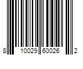 Barcode Image for UPC code 810029600262