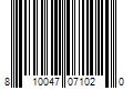 Barcode Image for UPC code 810047071020