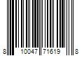 Barcode Image for UPC code 810047716198